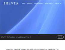 Tablet Screenshot of belvea.com